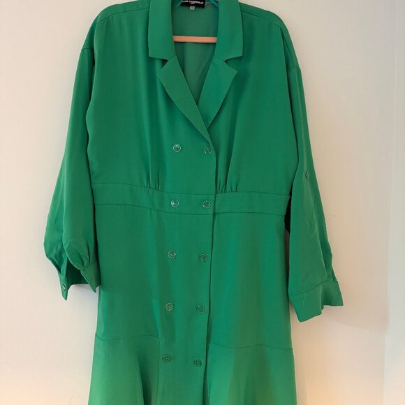 Karl Lagerfeld Casual Shirt Dress Size 14 - Picture 5 of 7